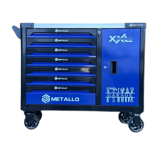METALLO XXL Tool Set in Trolley with Mini-Fridge