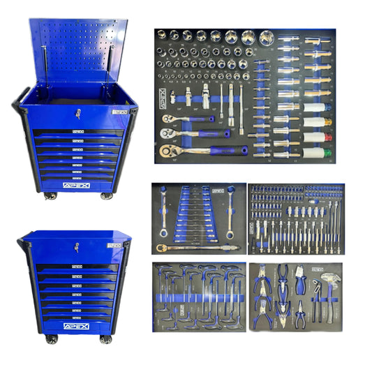 APEX Tool Trolley Set (6 Drawers, 270 Pieces)