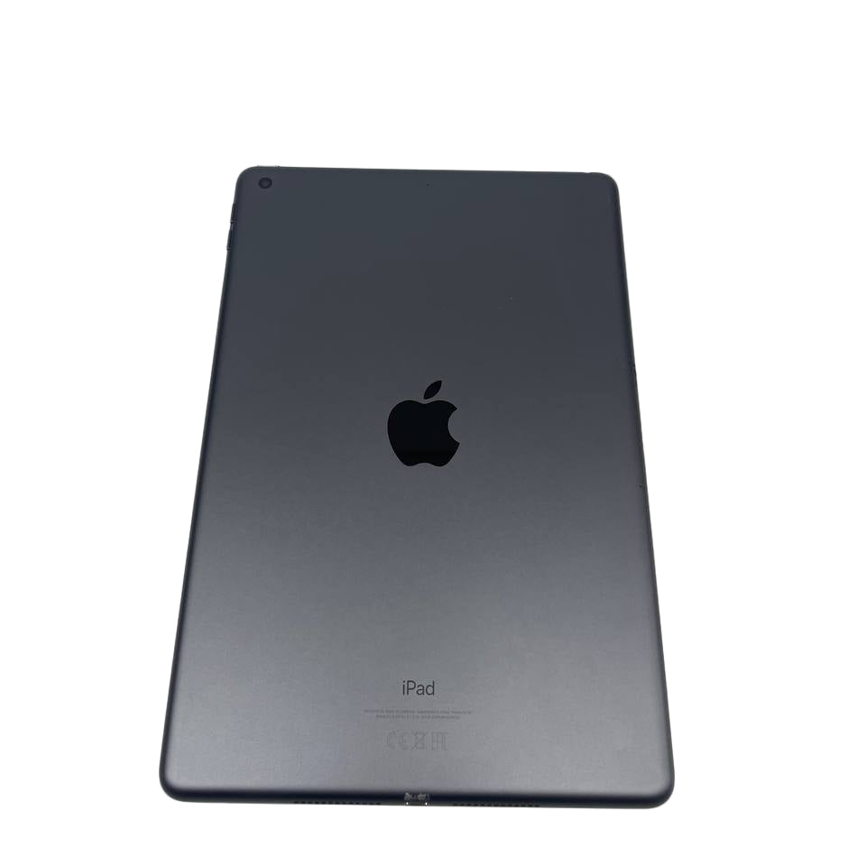 Pelēks Apple iPad uz balta fona