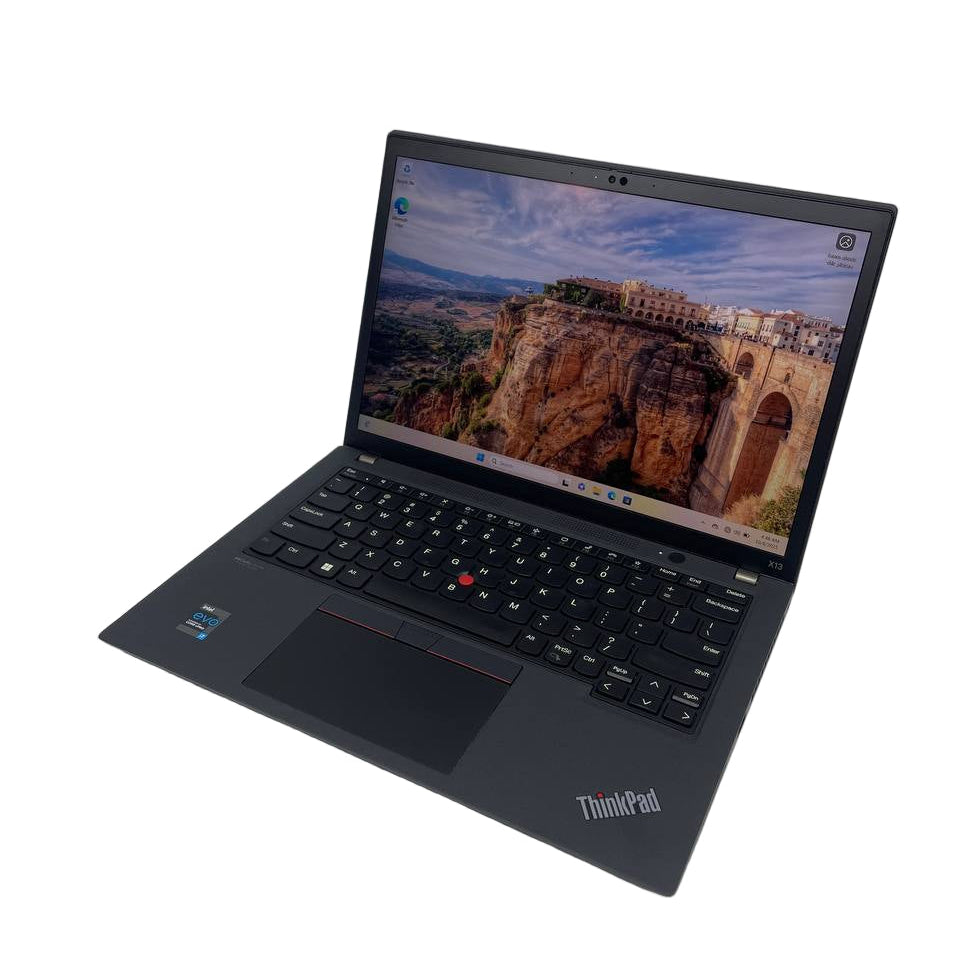 ThinkPad laptop on a white background