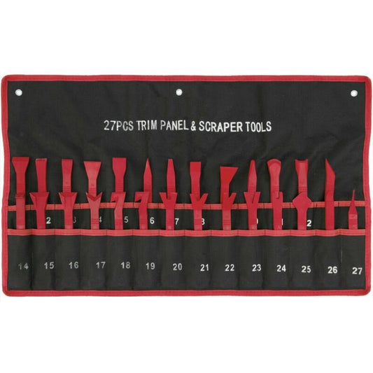 Set of spatulas for dismantling interior trim 27pcs 03-1109