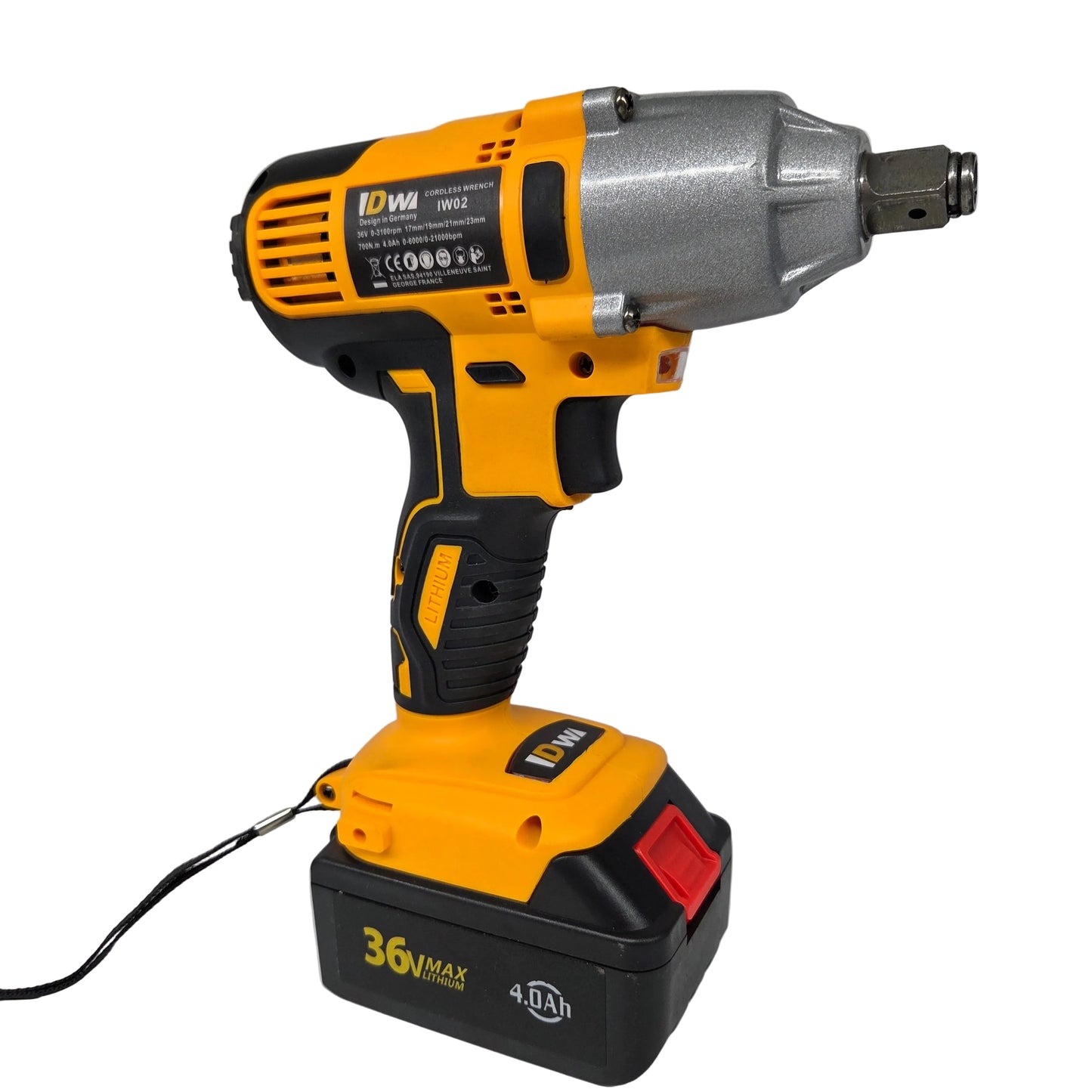  Аккумуляторный ударный гайковерт в кейсе