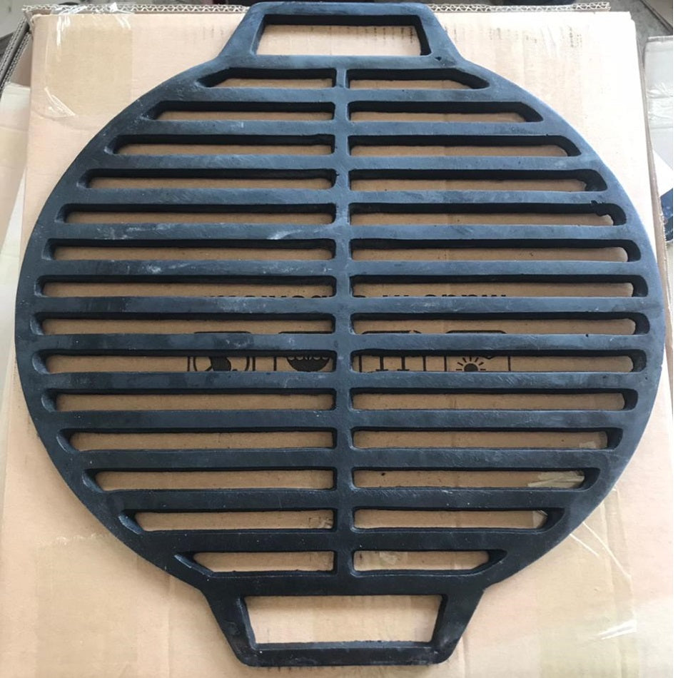 Čuguna režģis cepeškrāsnij, grilam, bārbekjū un bārbekjū, 400x400 mm