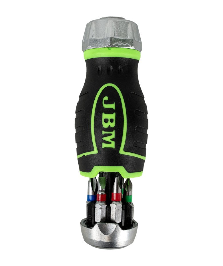 Компактная отвертка с трещоткой JBM 54551