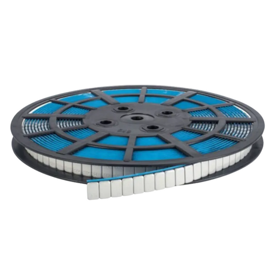 Krāsaini (pelēki) līmes atsvari 5 g x 1000 (rullis, 5 kg) 03-1380