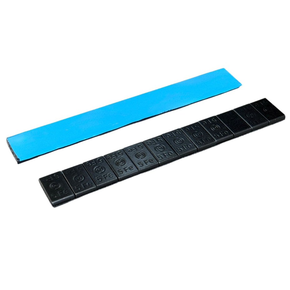 Окрашенные (черные) клейкие грузики, 100 шт., 12/5 г, EASY FIX BLACK