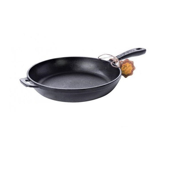 Maysternya čuguna cepšanas panna 22x4 cm ar lieta rokturi (T2012)