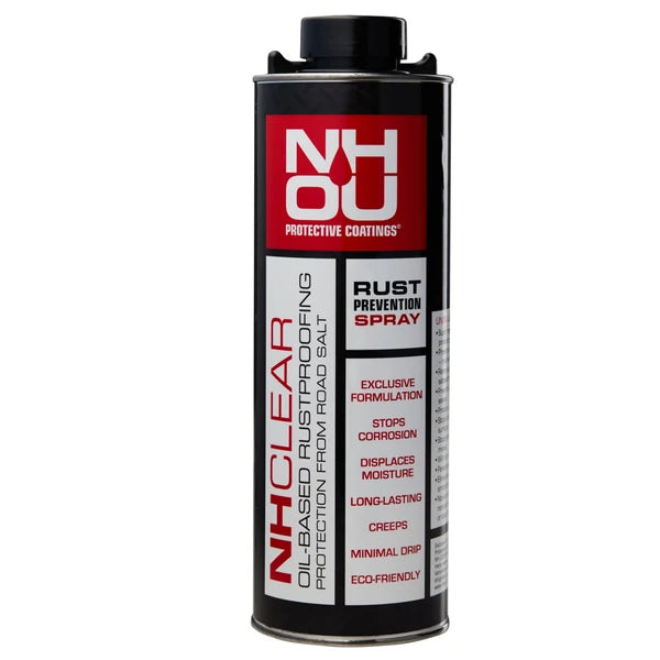 NHOU® caurspīdīga rūsas novēršanas eļļas pārklājuma kārta – 1 l metāla kanna