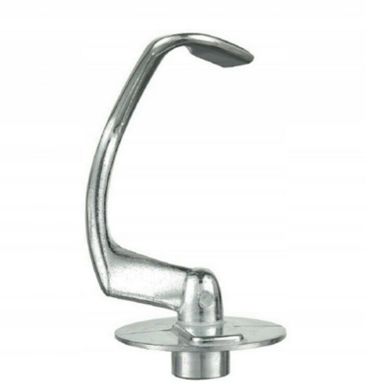 Metallic faucet on a white background