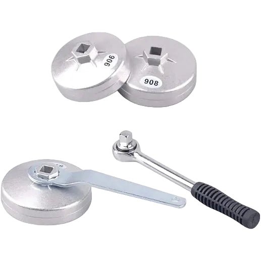 Oil Filter Wrench/Socket Set – 15 Pieces