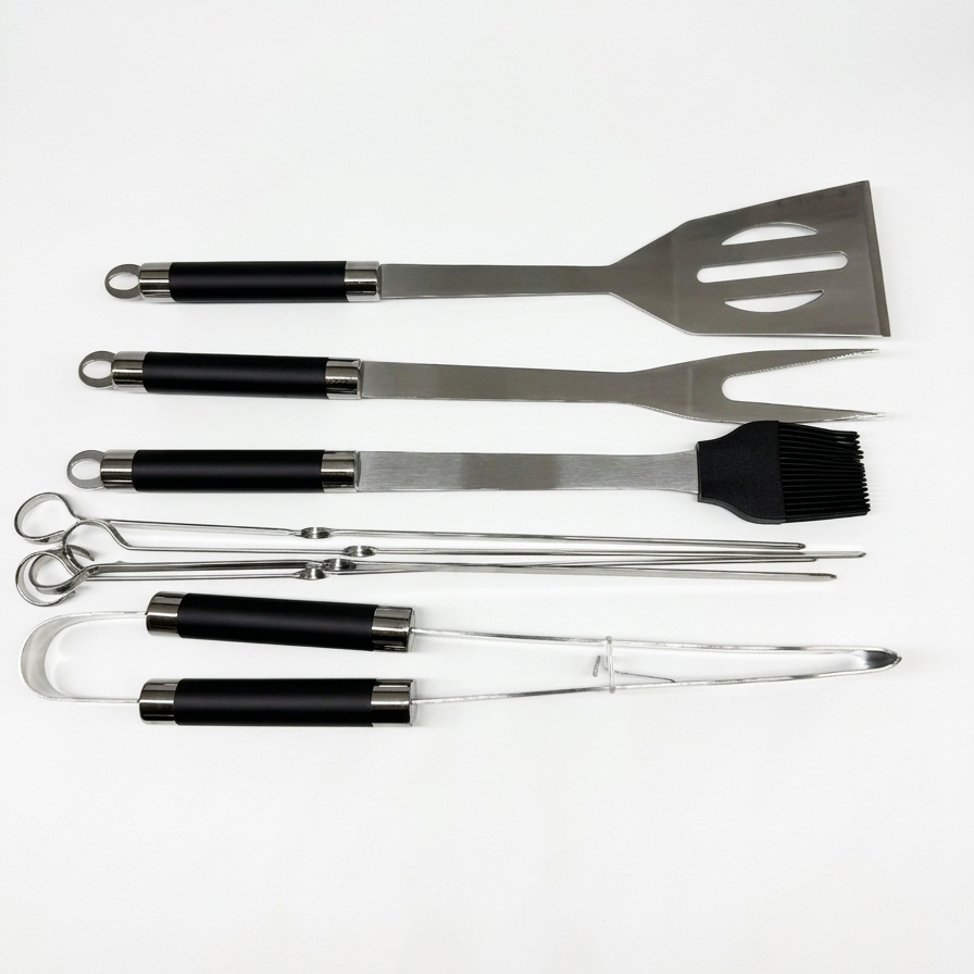 Набор для гриля Orion из нержавеющей стали, 8 предметов + чехол, артикул 141831