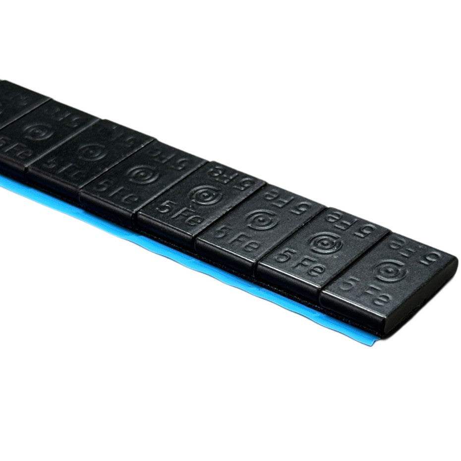 Окрашенные (черные) клейкие грузики, 100 шт., 12/5 г, EASY FIX BLACK