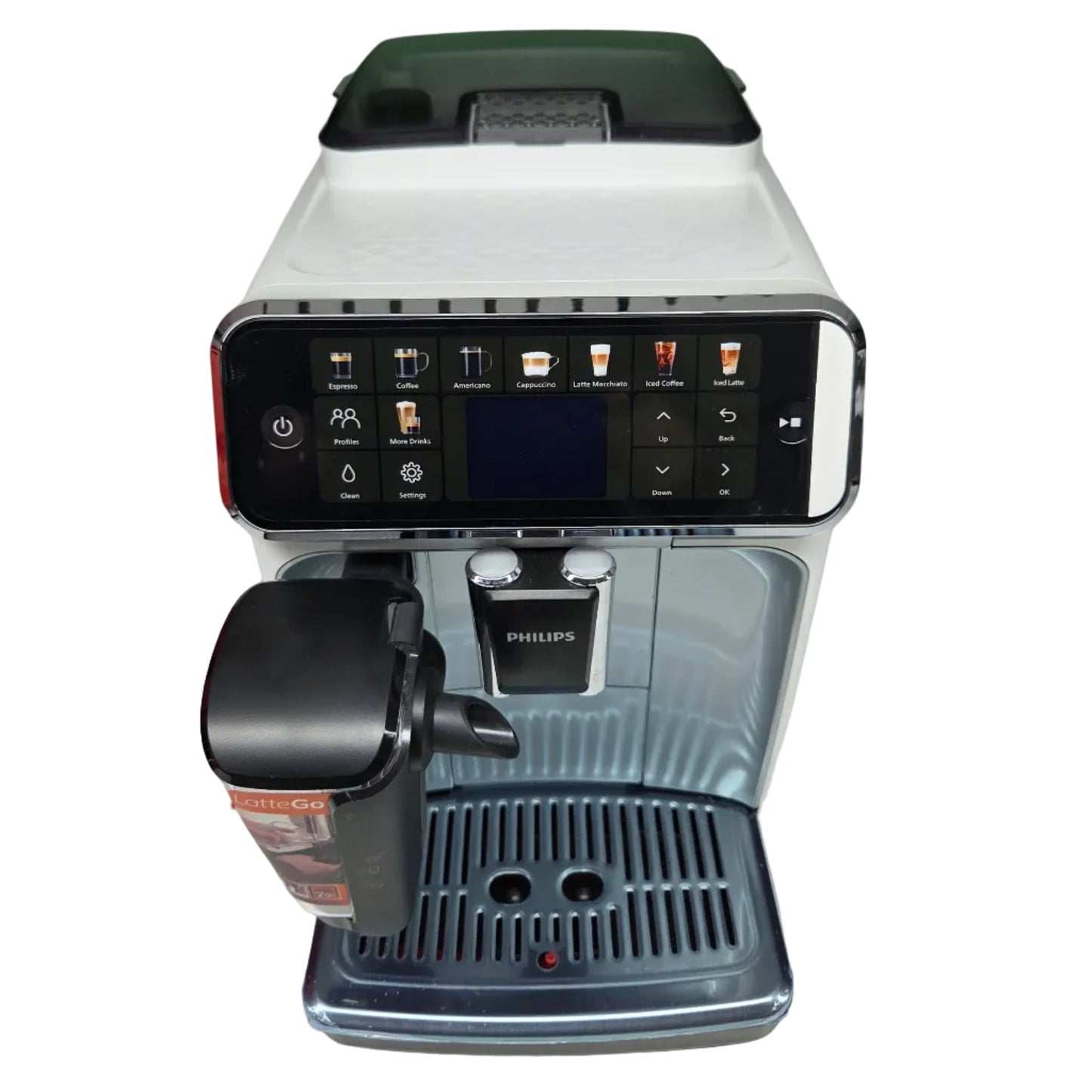 Кофемашина Philips 5500 LatteGo — белая