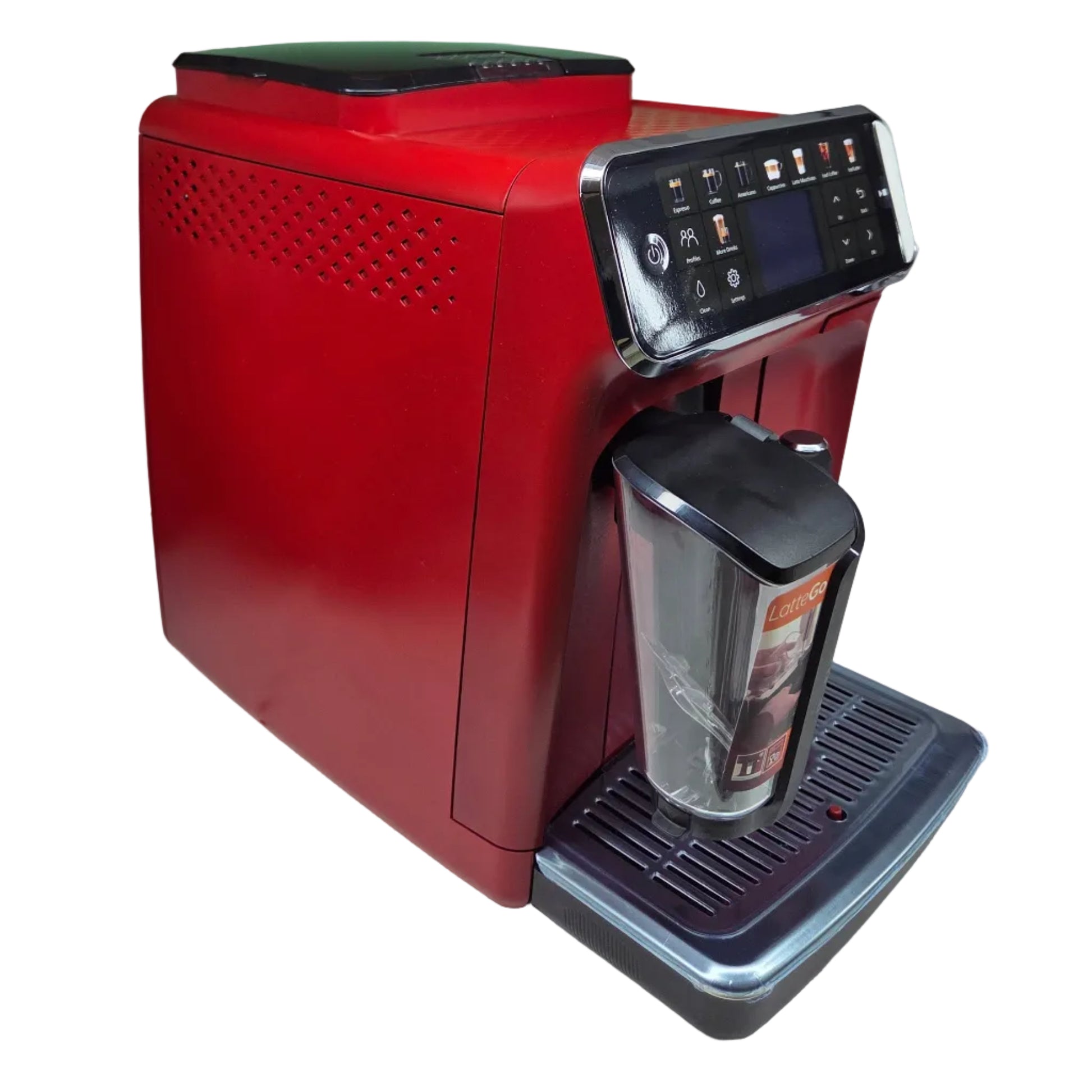 Philips 5500 LatteGo kafijas automāts — sarkans