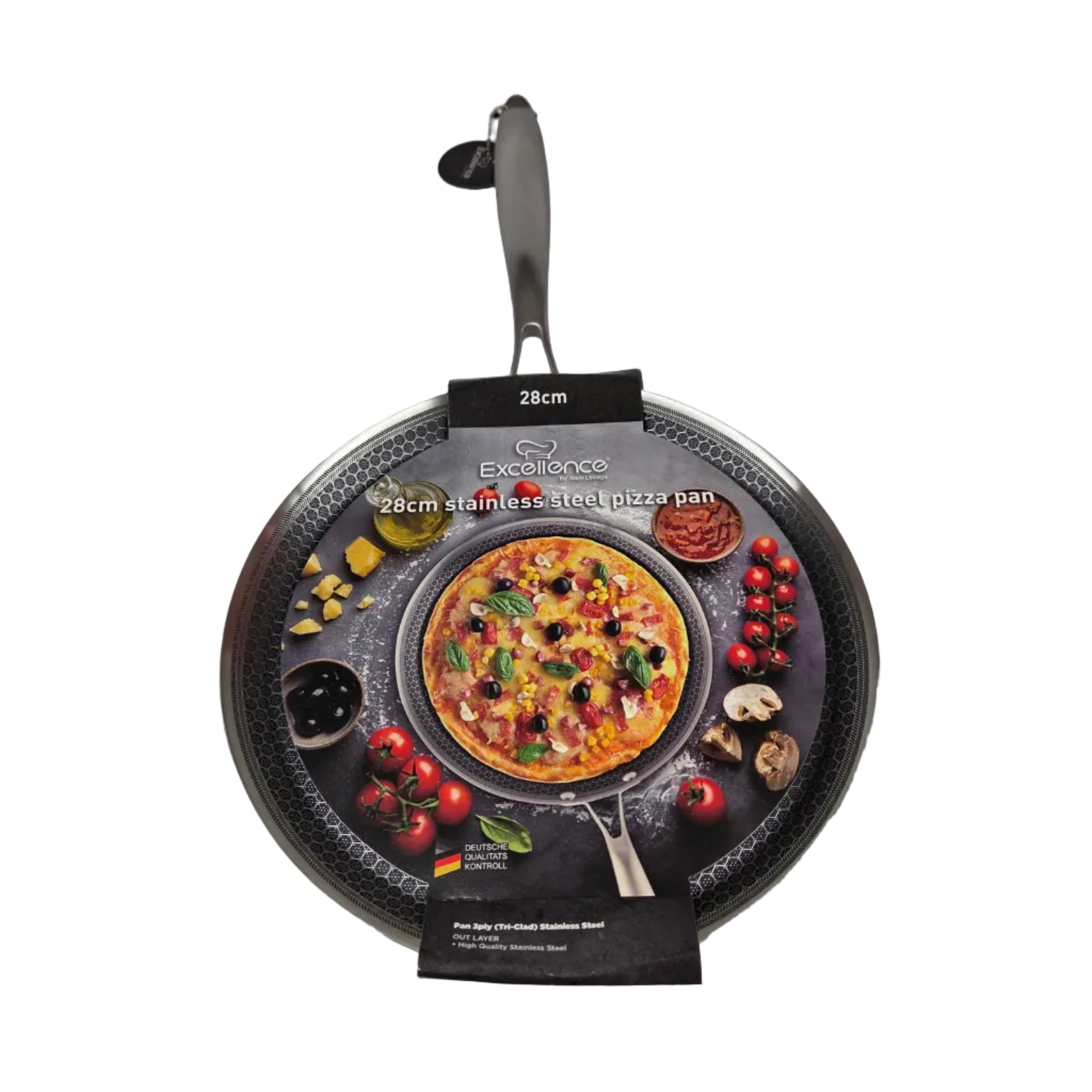 28cm Stainless Steel Pizza Pan