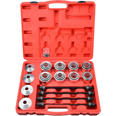 Pressing set with screws for silent blocks, bearings
