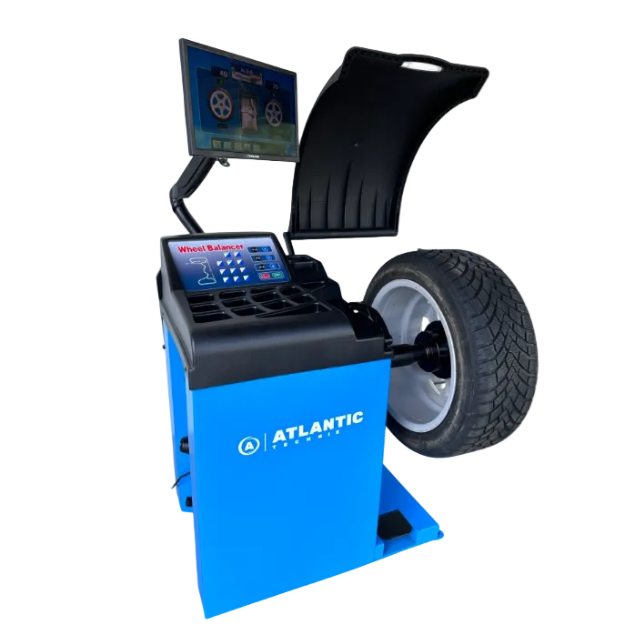 Балансировочный станок для колес "лазерный/автоматическая остановка/светодиодный/ЖК-дисплей" ATB-700