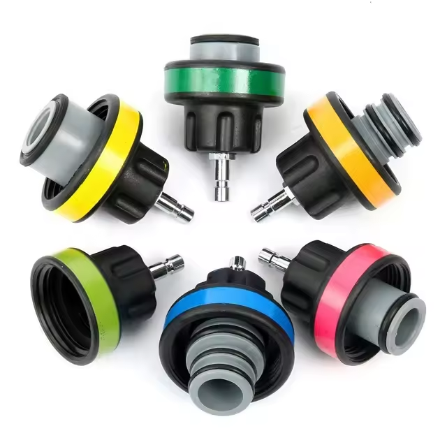 Radiatora spiediena pārbaudes komplekts, 28 gab.