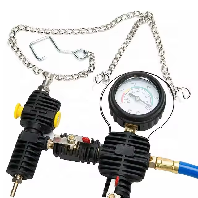 Radiatora spiediena pārbaudes komplekts, 28 gab.