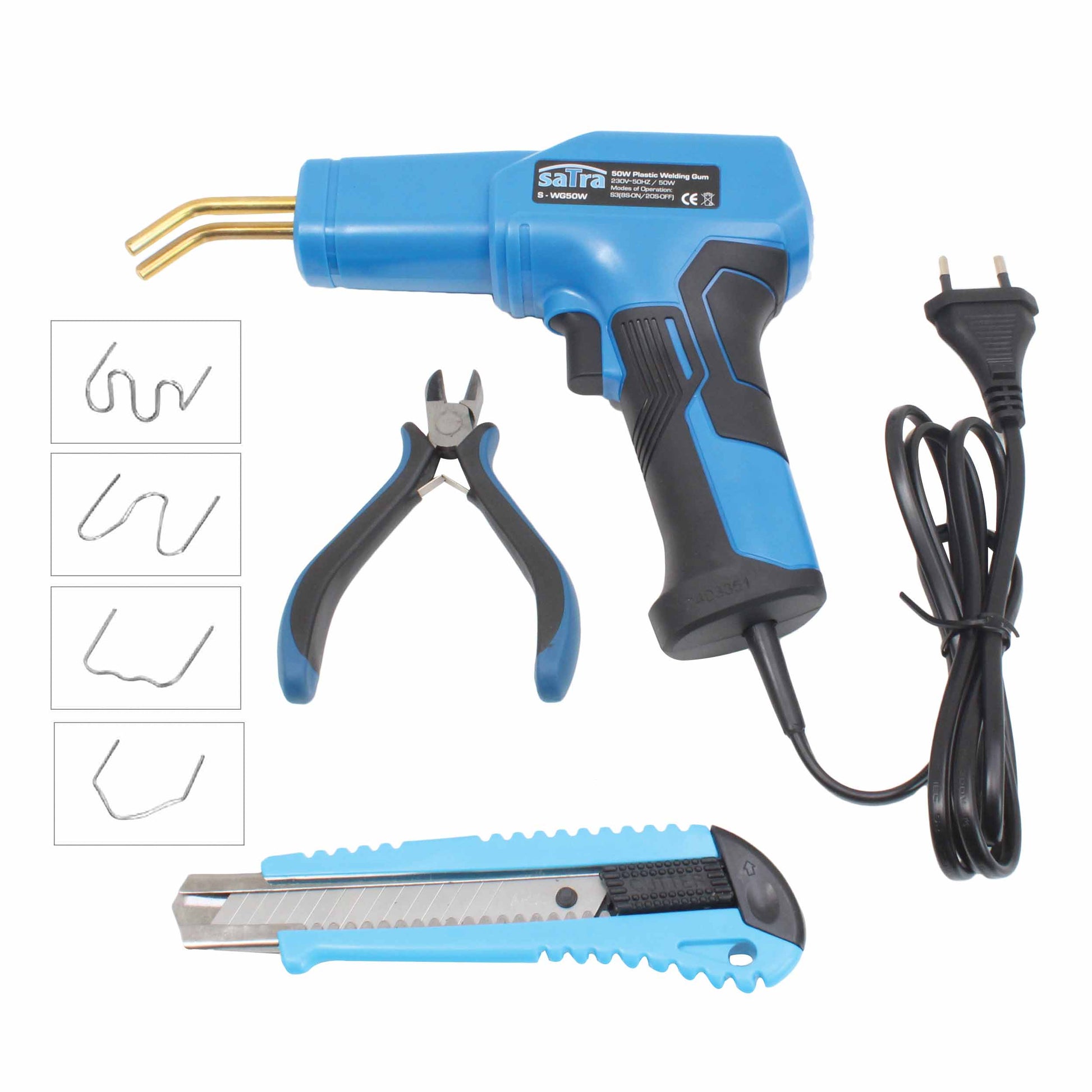 SATRA S-WG50W — Plastic Repair and Stapling Kit 50W (Hot Stapler)