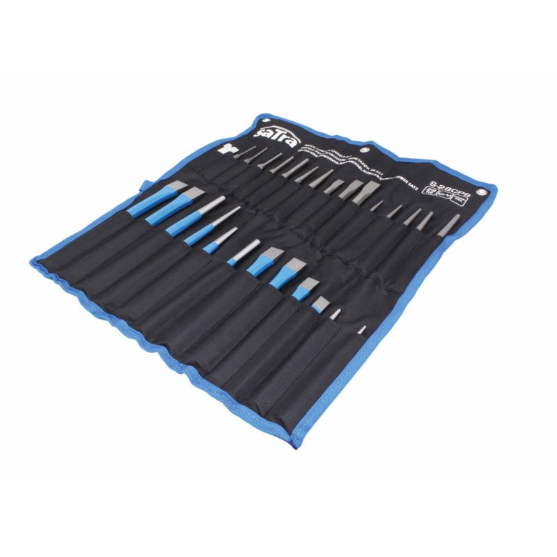 SATRA S-28CPS Chisel, Punch and Drift Set (28 Pieces)