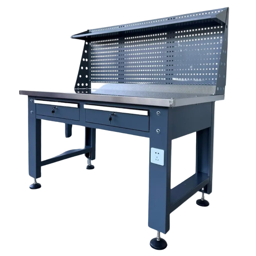 УМНОЕ ОБОРУДОВАНИЕ Верстак с ящиками и полкой + перфорированная стенка SM04