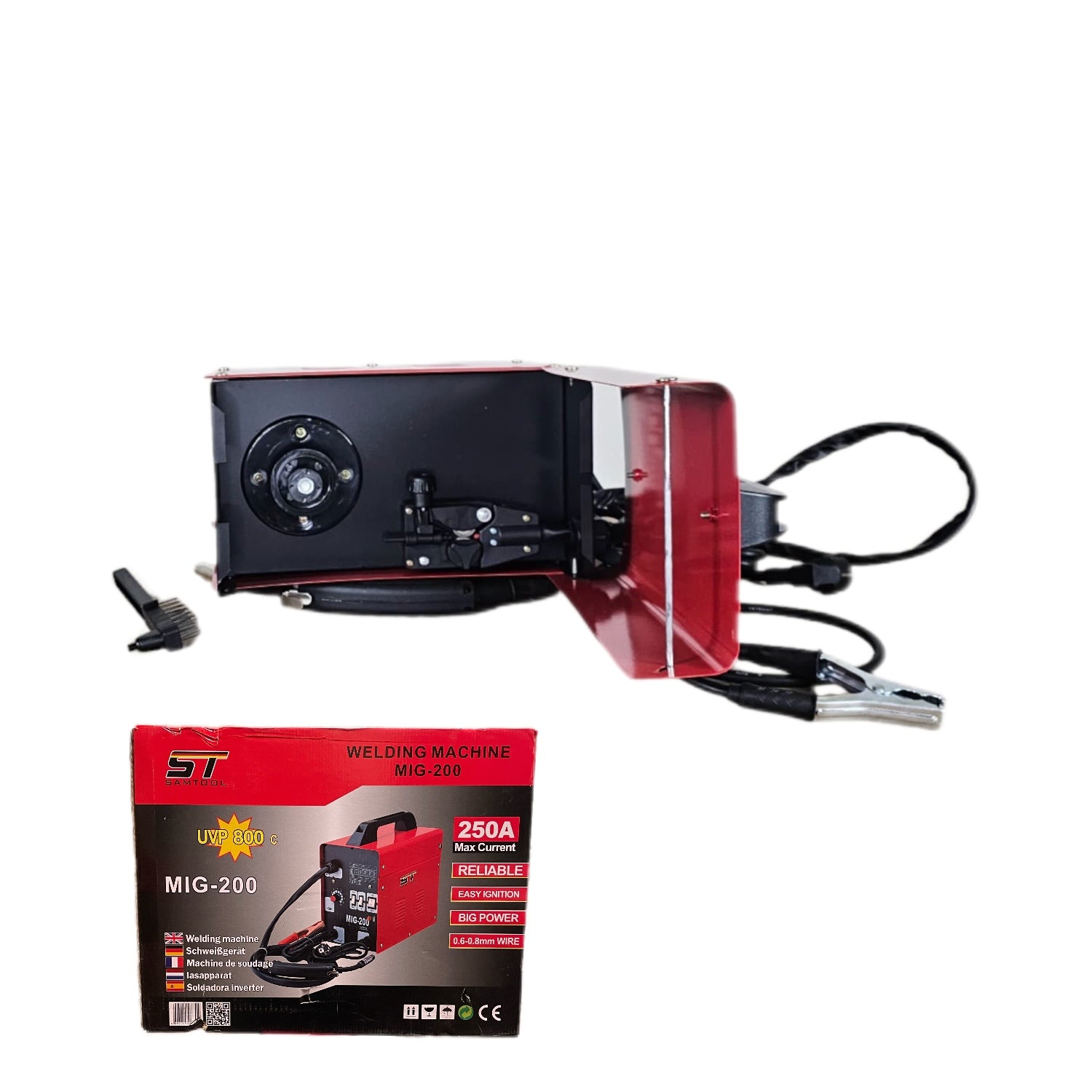 SamTool MIG-200 250A inverter welding machine.