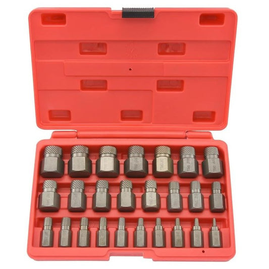 Skrūvgriežu komplekts ar salūzušiem galiem, 25 gab., 3-23 mm, 03-1175