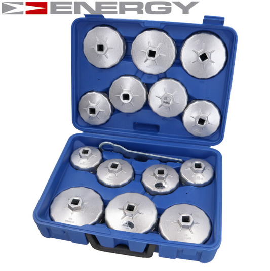 Oil Filter Wrench/Socket Set – 15 Pieces