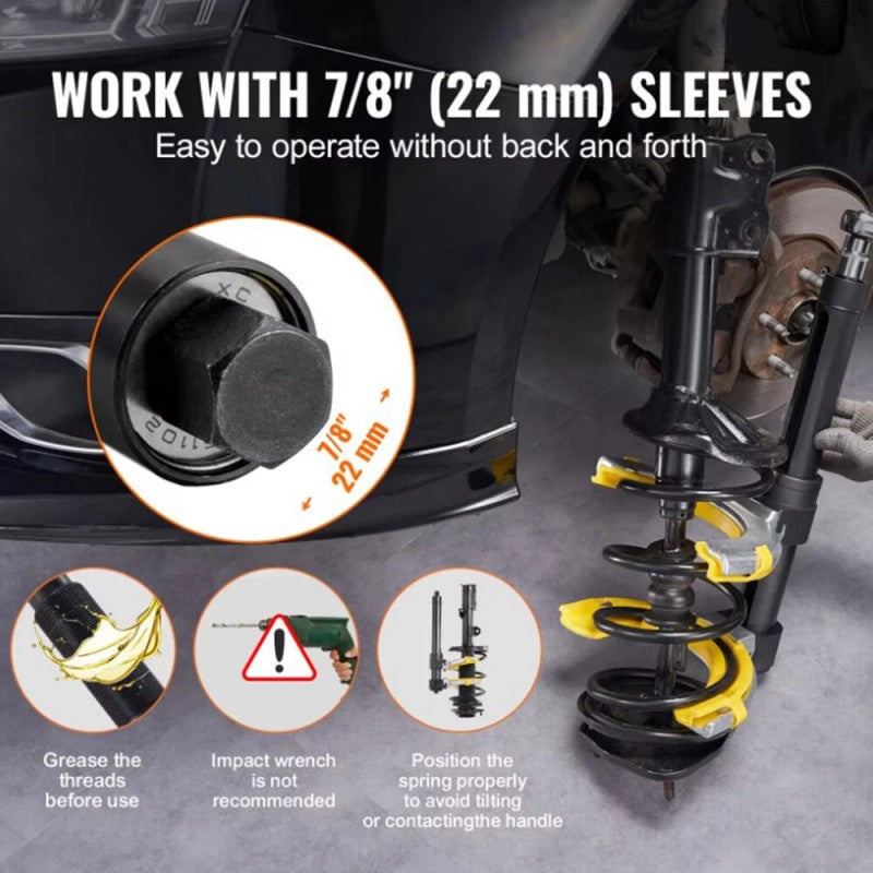 Atsperu spriegotājs McPherson 1.5T ar RESSER aizsardzību 07-2085