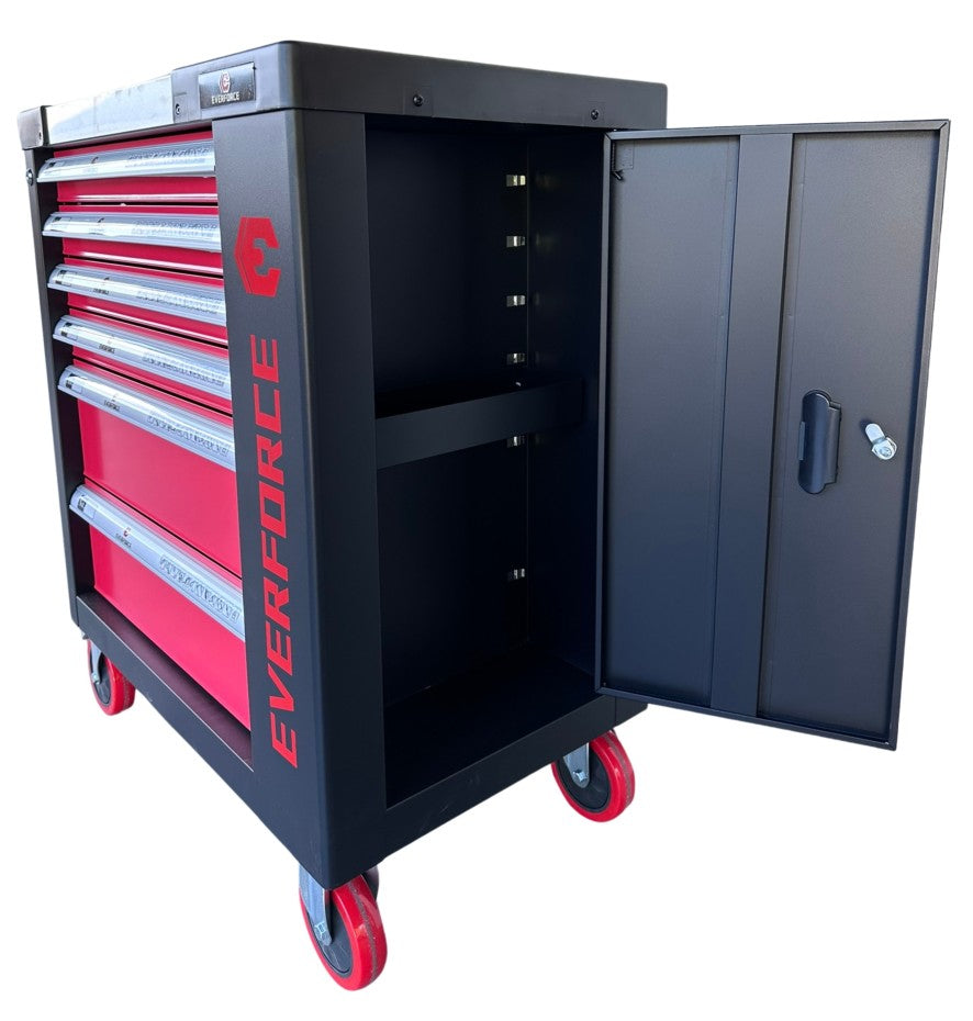 TOOL TROLLEY – 6 DRAWERS WITH 4 FULL 147PCS 04-1012