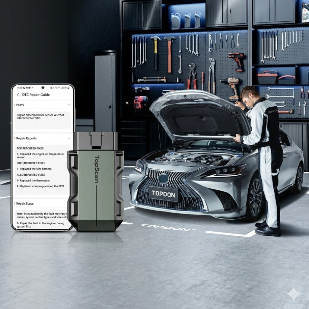 TOPSCAN PRO Bluetooth diagnostics for cars