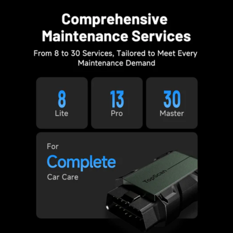 TopScan Master Bluetooth diagnostics for cars