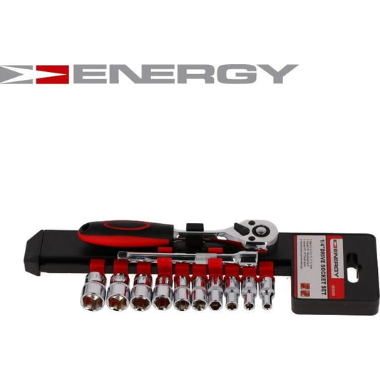 UZGRIEZŅU KOMPLEKTS + SPRŪDRATA 1/4" 11 DAĻU