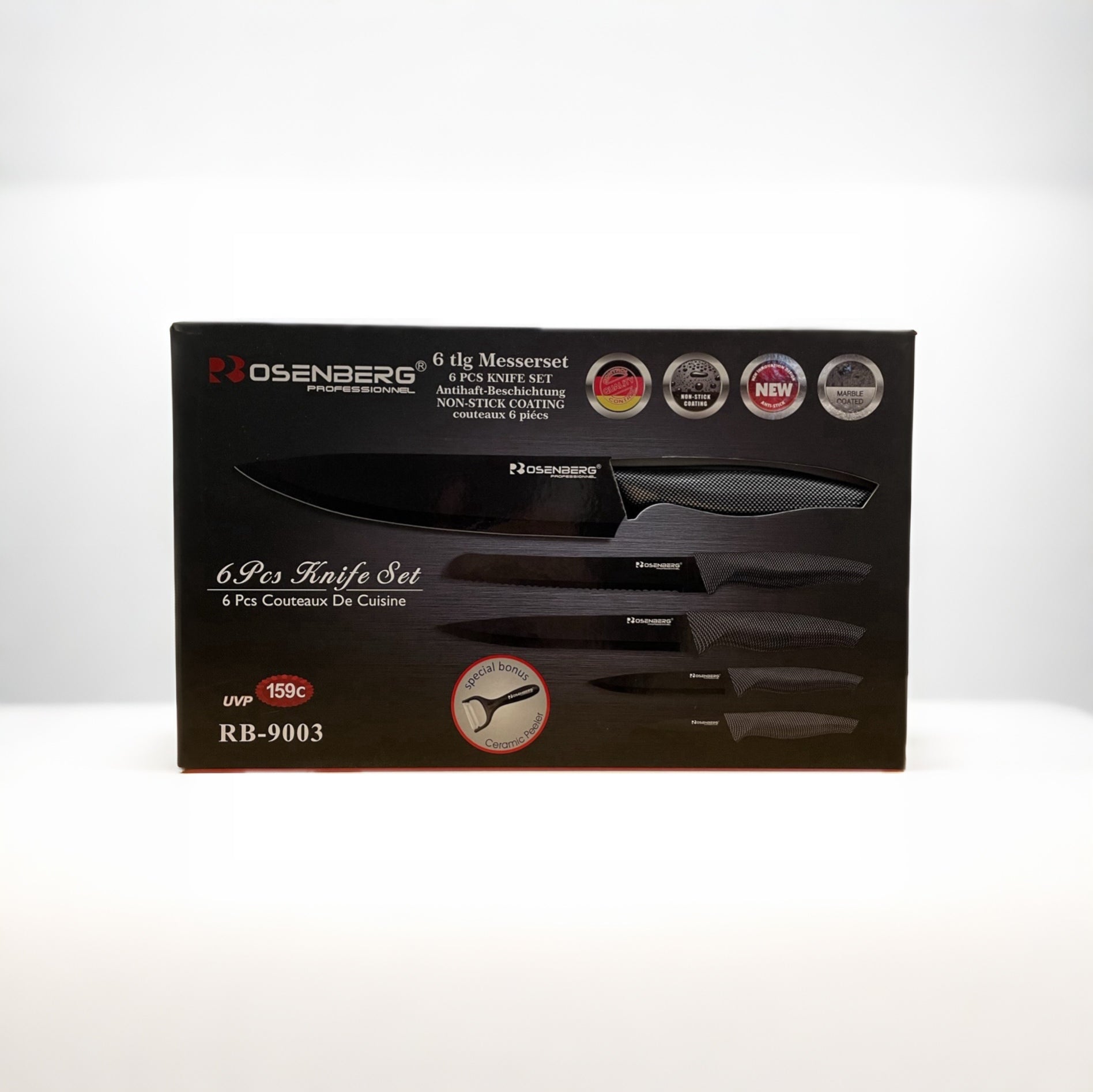 Virtuves nažu komplekts, 6 gab. RB-9003