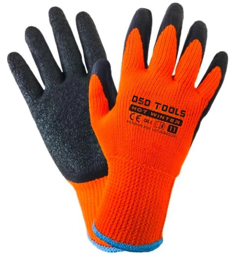 7 GAUGE Thermal Grip Work Gloves, size 10 
