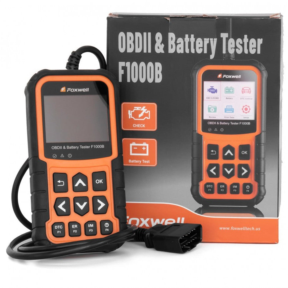 Устройство для тестирования аккумуляторов и системы OBD Foxwell F1000B