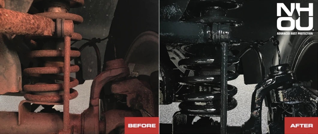 NHOU Advanced Rust Protection - Before and After