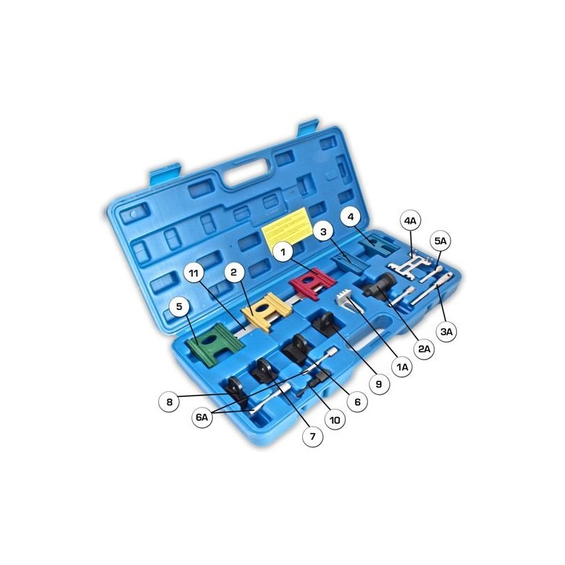 ASTA A-4060802 — Universāls sadales vārpstas bloķēšanas instrumentu komplekts