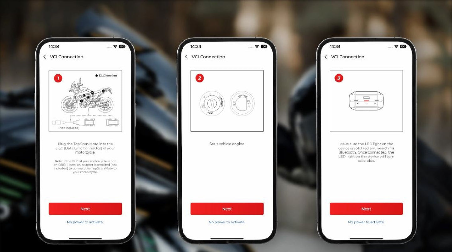 Диагностика мотоциклов по Bluetooth TOPSCAN MOTO