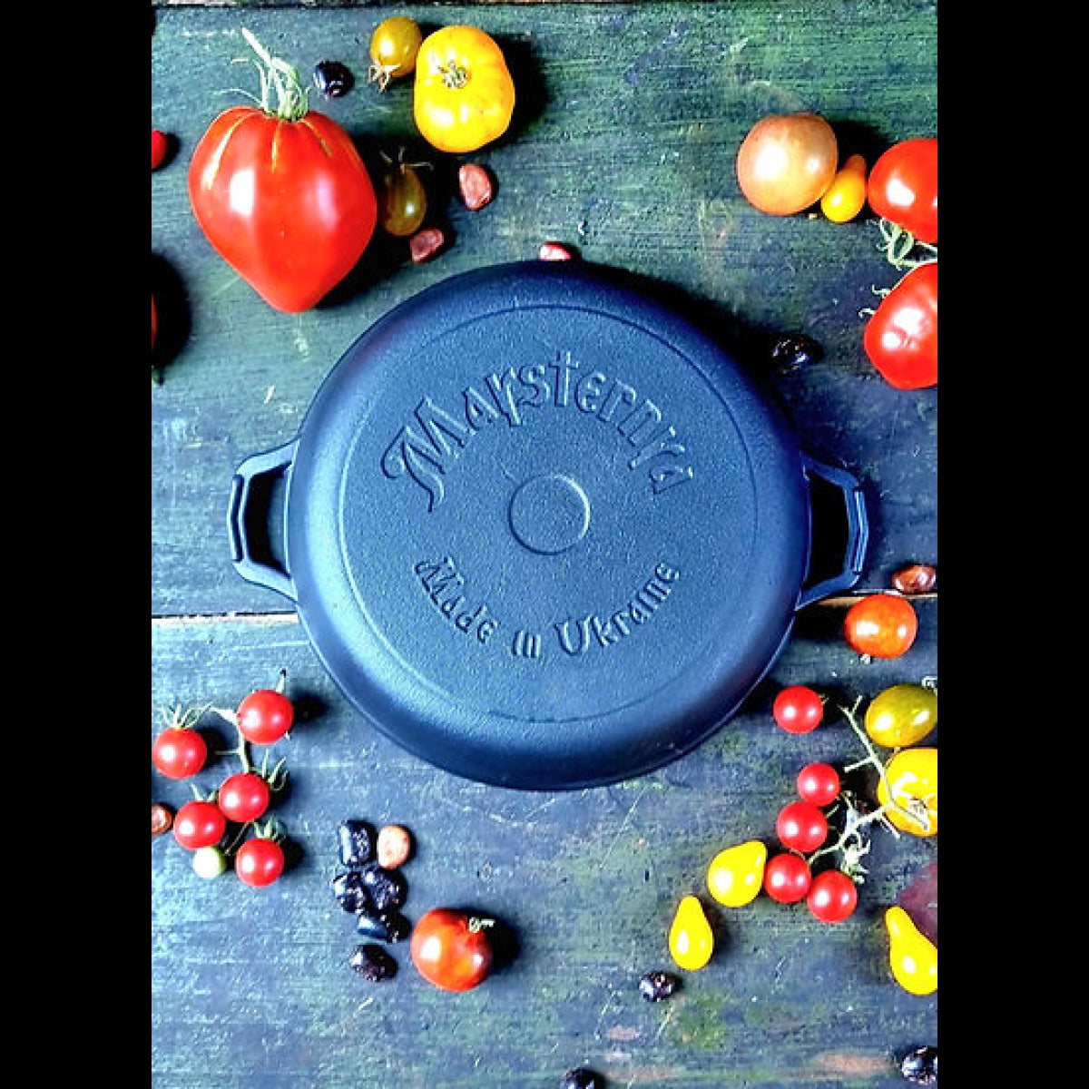 Maysternya cast iron frying pan 26x6 cm (T103)