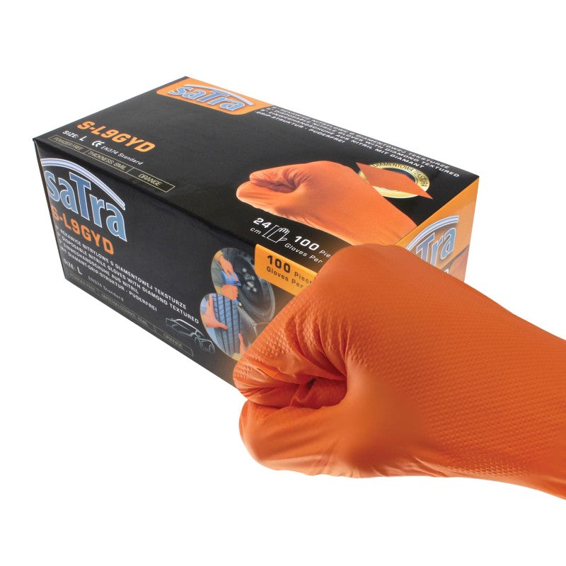 Professional Nitrile Gloves Satra S-L9GYD • Size L (100 pcs.)