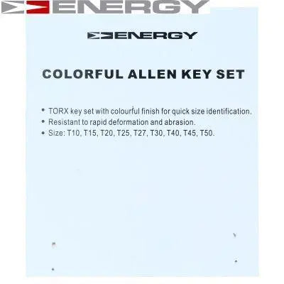 Set of 9 Torx keys, NE01060