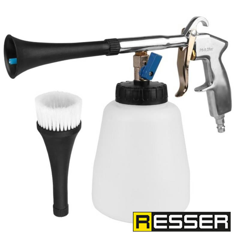 Пистолет для чистки обивки, ручная мойка, 5 бар, 1000 мл, Resser (торнадор)