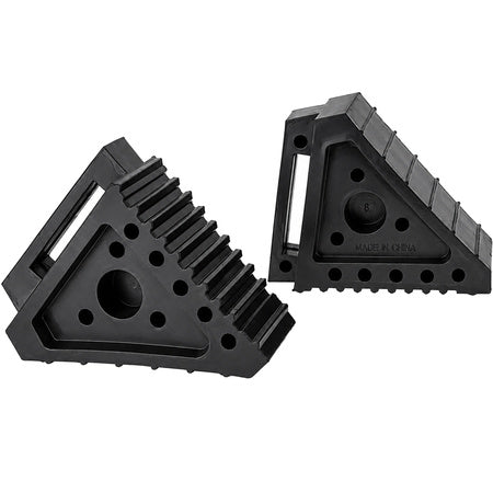 Heavy-Duty Rubber Wheel Chocks, Set  07-1105