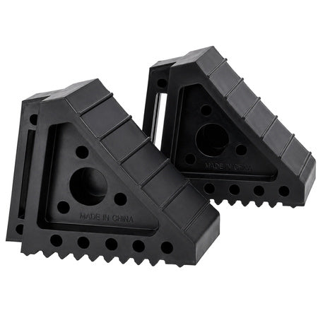 Heavy-Duty Rubber Wheel Chocks, Set  07-1105