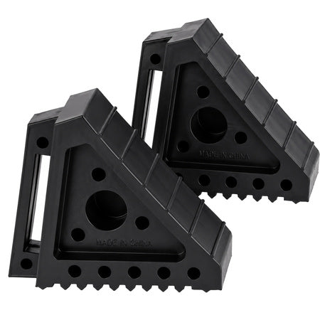 Heavy-Duty Rubber Wheel Chocks, Set  07-1105