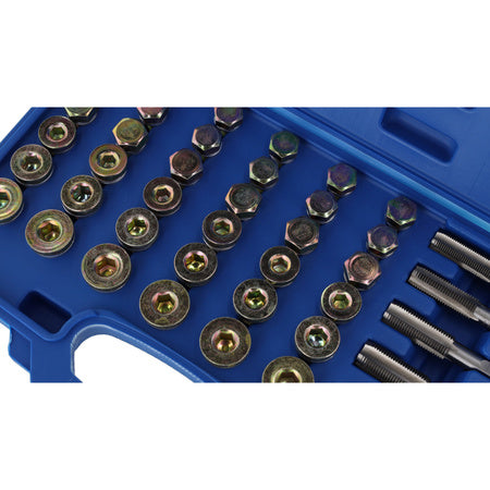 114-piece oil plug thread repair kit