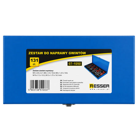 131-piece thread repair kit