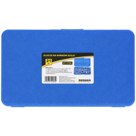 21-piece oil plug socket set